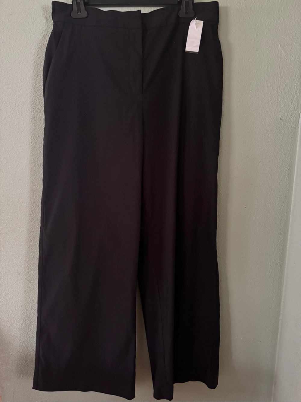 Simply Vera Vera Wang Black wide leg mid rise pants
